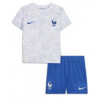 Dječji Nogometni Dres Francuska Gostujuci SP 2022 Kratak Rukav (+ Kratke hlače)